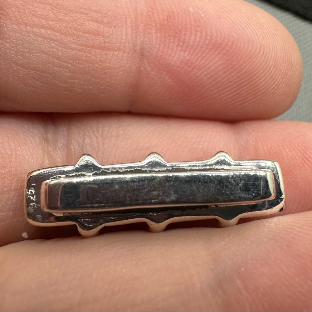 ⌚White Buffalo Sterling Silver 925 Watch Band Charm iWatch Handmade